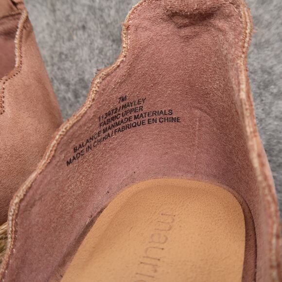 Maurices Shoes Womens 7 Espadrille Sandals Platform Wedge Hayley Scallop Edges - Picture 4 of 12